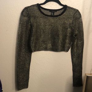 Mesh crop top